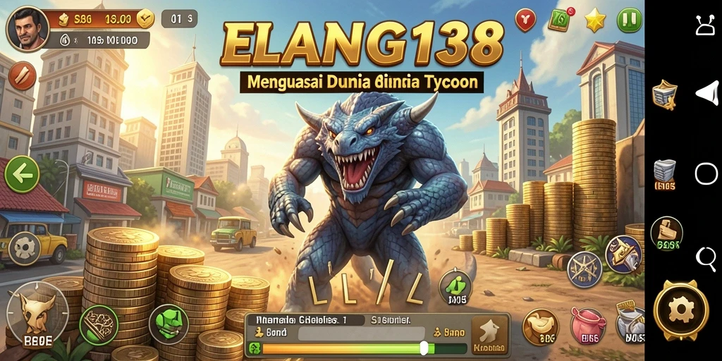Tampilan gameplay ELANG138 yang menarik dan penuh strategi Tycoon.