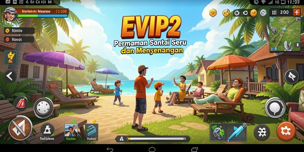 Gambaran gameplay EVIP2 yang menyenangkan dan menantang.