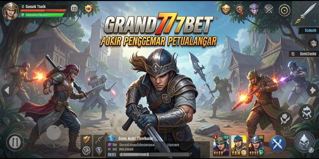 Screenshot gameplay <strong>GRAND77BET</strong> menampilkan aksi seru dan intens.