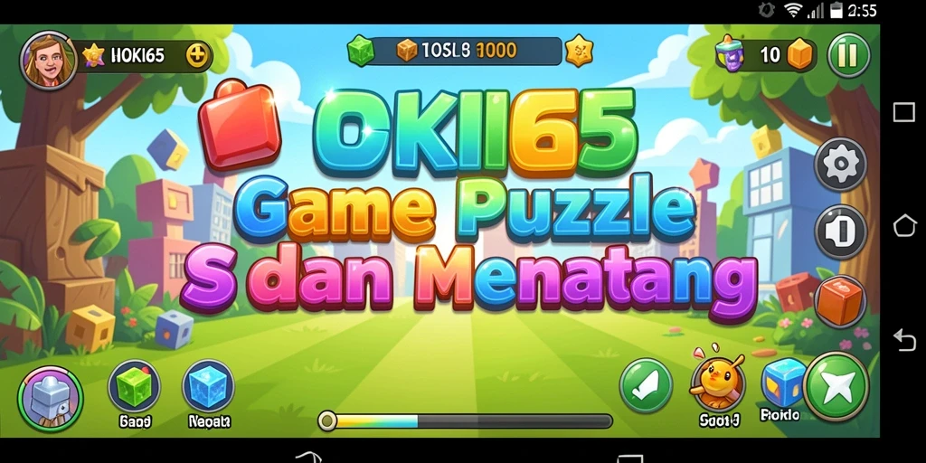Screenshot gameplay HOKI65 yang menampilkan tantangan Puzzle menarik.
