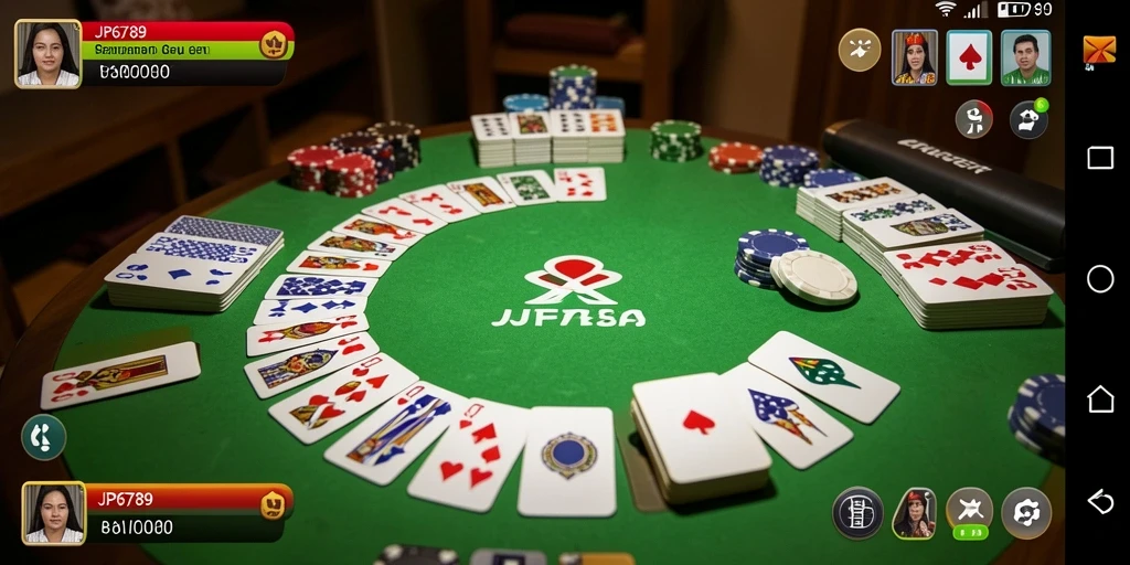 Gameplay seru JP6789 dengan teman-teman di Gaple.
