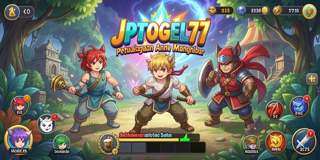 Tampilan gameplay seru dan karakter Anime yang menawan