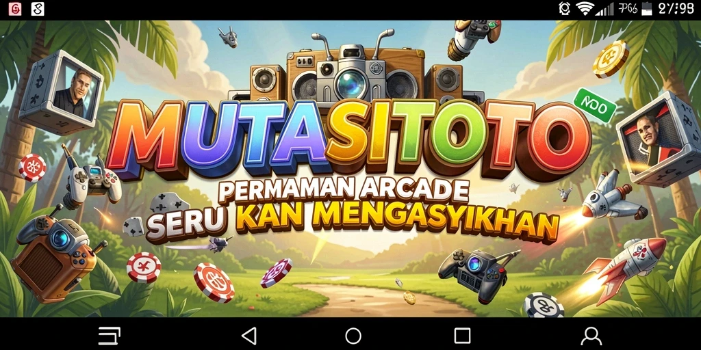 Tampilan seru gameplay MUTASITOTO dalam aksi Arcade yang mendebarkan.