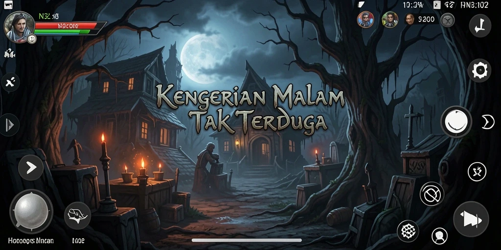 Screenshot yang menampilkan momen mencekam dalam gameplay N32.