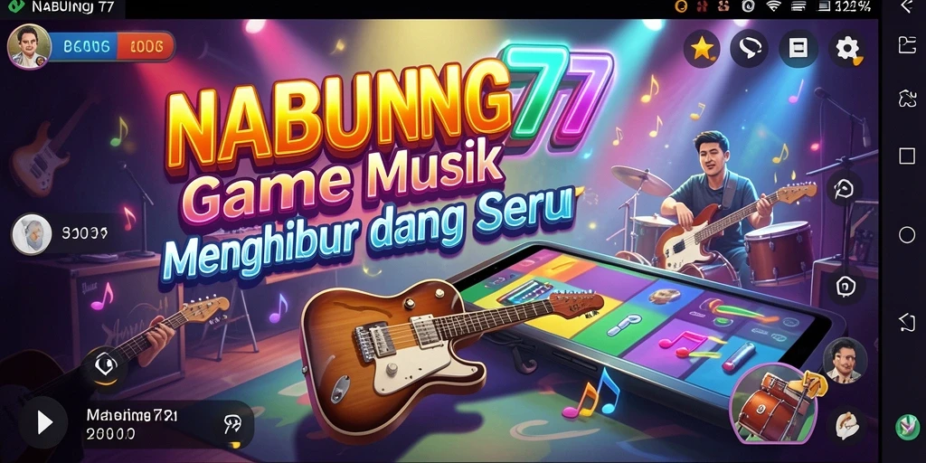 Tampilan gameplay seru dan penuh warna di NABUNG77