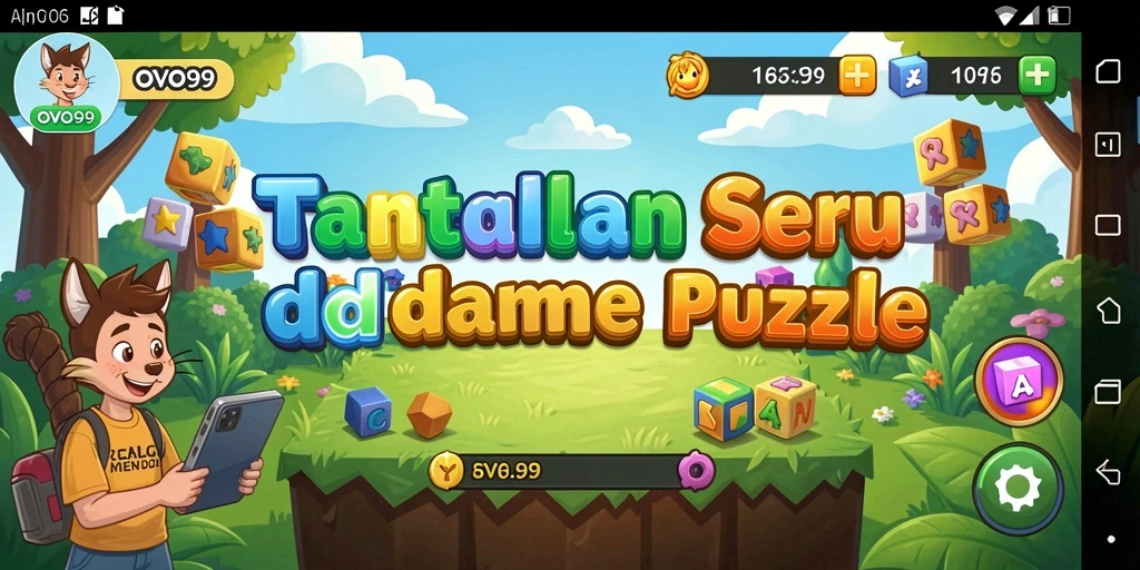 Tampilan gameplay OVO99 yang menantang dan menarik.