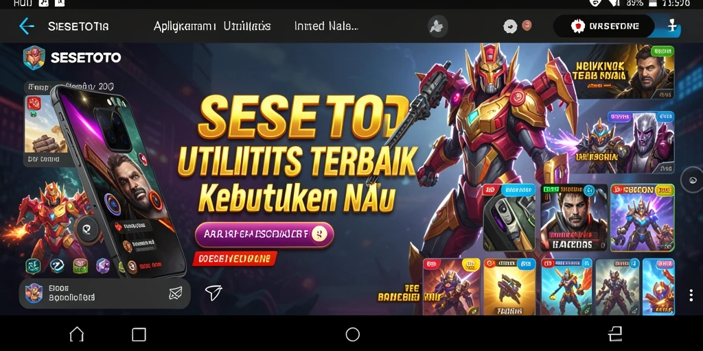 Tampilan utama SESETOTO yang intuitif dan mudah digunakan.