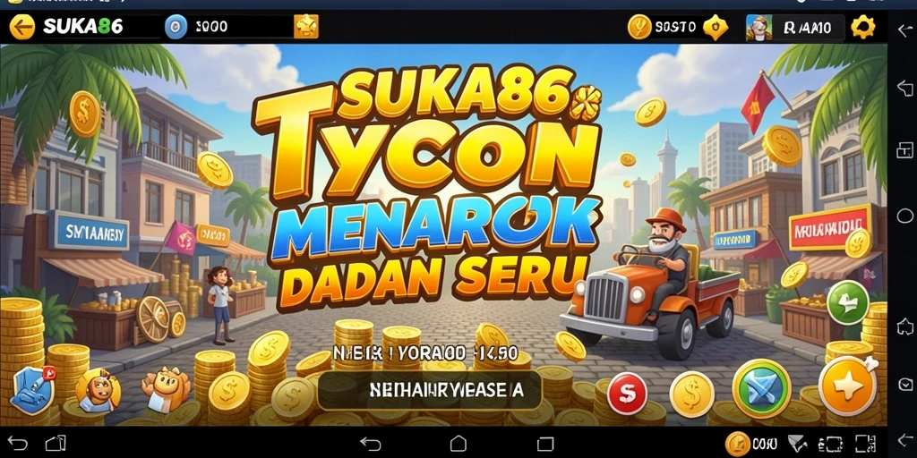 Screenshot SUKA86 menunjukkan aksi seru dalam mengelola bisnis Tycoon.
