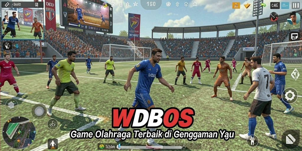 Screenshot gameplay WDBOS menampilkan aksi seru dalam olahraga.